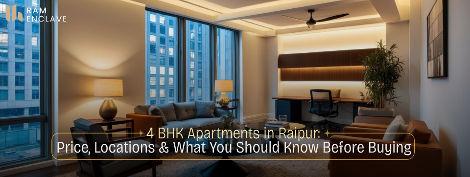 Read more about the article 4 BHK Apartments in Raipur: Price, Locations & What You Should Know Before Buying